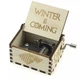 Музыкальная шкатулка винтажная Игра Престолов Winter Coming 5325 белая 4215235 - изображение 1