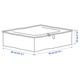 Чохол для одягу, постільної білизни 55x49x19см Ikea PÄRKLA 503.953.82 - изображение 8