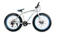 Велосипед E-motion Fatbike 26" алюминиевая рама 19" Бело-синий (F-WHITE-BLUE) - изображение 1