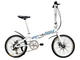 Велосипед складной Make Bike 20" алюминиевая рама 17" Бело-голубой (MB2017W) - изображение 1