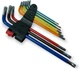 Набір Г-подібних ключів Haisser 48117 TORX T10-50 екстра-довгі 9 шт (109344) - зображення 2