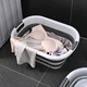 Відро складане MVM BIN-18 26L Біло/сіре (BIN-18 26L WHITE/GRAY) - зображення 5