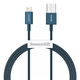 Кабель Baseus CALYS-A03 Superior Series Fast Charging Lightning 2.4A 1м синий - изображение 1