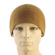 M-Tac шапка Watch Cap Elite фліс (320г/м2) з липучкою Coyote Brown, військова шапка койот, тепла чоловіча шапка - зображення 2