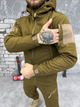 Тактичний костюм SoftShell софтшел coyot L - зображення 7