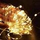 Светодиодная гирлянда нить "Роса" 20м с пультом, от USB и сети 220V, 200 LED, 8 режимов, IP44, Теплый белый - изображение 2