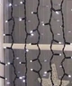 Вулична світлодіодна гірлянда штора 150 LED, 3x1м, чорний каучук, статичний режим, 220В, IP65 - зображення 7