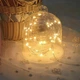 Гирлянда нить "Роса" на батарейках + USB, 20м, 200 LED, статический режим, IP44 Теплый белый - изображение 7