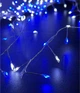 Светодиодная гирлянда роса "Фейерверк" 3м, от USB и сети 220V, 120 LED, 8 режимов, IP44 Сине-белый - изображение 5