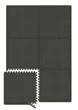 Мат-пазл Hop-Sport EVA 1см HS-A010PM 6 частей 60x60 черный спортивные маты для спортзала - изображение 3