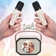 Караоке микрофон с колонкой LOSSO P3 Double беспроводной белый - изображение 8