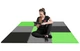 Мат-пазл Hop-Sport EVA 1см HS-A010PM 9 частей 60x60 черный серый зеленый маты для единоборств - изображение 6