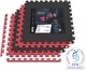 Мат-пазл Hop-Sport EVA 2см HS-A020PM 4 части 60x60 см красно-черный толстые маты для фитнеса - изображение 7