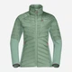 Куртка демисезонная короткая женская Jack Wolfskin Nebelhorn Down Hybrid W 1207081-4215 S Зеленая (4064993519396) - изображение 6