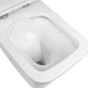 Унітаз підлоговий SIA Nox White безобідковий з сидінням Slim Soft-close 620x360x800 T8302 - изображение 5