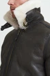 Шкіряна коричнева дублянка B-3 Schott NYC 5648 L - изображение 6