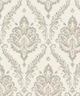 Виниловые обои на флизелиновой основе Grandeco Maison MN3204 дамаск серый - изображение 1