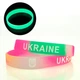 Браслет силиконовый Ukraine светонакопительный (уп 10 шт) 4495414 - изображение 2
