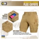 Шорти M-Tac Aggressor Summer Flex Coyote XL - зображення 4