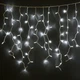 Світлодіодна вулична гірлянда Бахрома 192 LED 6м x 0.6м 220V холодний білий - зображення 8