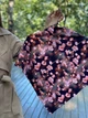 Шарф My Scarf "Цветы сакуры", 2х посторонний, вискоза, трикотаж - изображение 2