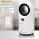 Тепловентилятор керамический Profi Care PC-HL 3086 настольный 1000/1500 Вт (PC-HL 3086) - изображение 5