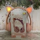 Беспроводные детские наушники с кошачьими ушками и подсветкой Cat Ear P47M Розовые - изображение 1