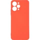 Чехол Fiji Full Soft Premium для Xiaomi Redmi 12 противоударный бампер с микрофиброй Red - изображение 2