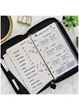Органайзер FILOFAX Saffiano Compact zip, Black (UD-028775) 5059145407033 - изображение 4