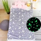 Плед детский светящийся Magic Blanket "Звездное небо" флисовый Серый 160х200см - изображение 1