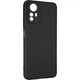 Чехол Fiji Full Soft Premium для Xiaomi Redmi Note 12S противоударный бампер с микрофиброй Black - изображение 1