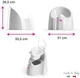 Nocnik anatomiczny Ok Baby Pasha Turkusowy (38911500) - obraz 5