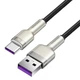 Кабель Baseus Cafule Series Metal Data Cable USB to Type-C 66W 1m CAKF000101 Black - изображение 2