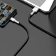 Кабель Baseus Cafule Series Metal Data Cable USB to Type-C 66W 1m CAKF000101 Black - изображение 6