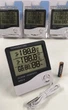 Будильник термометр комнатный с часами цифровой термогигрометр HTC ART 3346 - изображение 3