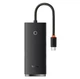 Хаб разветвитель Baseus Lite Series 4 портовый USB-C - 4 USB-A 3.0 25 см (WKQX030301) - изображение 2