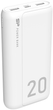 Powerbank Silicon Power GS15 20000 mAh White (SP20KMAPBKGS150W) - obraz 2