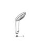 Ручной душ Grohe Euphoria 100, 1 вид струи, Хром [27265000] - изображение 3