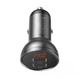 Автомобильное зарядное устройство Baseus Digital Display Dual USB 4.8A Car Charger 24W - изображение 1