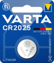 Батарейка Varta CR 2025 BLI 1 Lithium (06025101401) - зображення 1