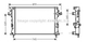 Радиатор, Система охлаждения двигателя Ava (RTA2290) - изображение 1