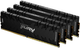 Оперативна пам'ять Kingston Fury DDR4-3200 131072 MB PC4-25600 (Kit of 4x32768) Renegade Black (KF432C16RBK4/128) - зображення 1