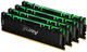 Оперативная память Kingston Fury DDR4-3200 65536MB PC4-25600 (Kit of 4x16384) Renegade RGB 2Rx8 Black (KF432C16RB1AK4/64) - изображение 1
