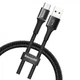 Кабель зарядний Baseus halo data Series Micro USB 0.25 м з кільцевою LED-підсвіткою Black (YM0242) - зображення 1