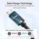 Кабель зарядний Choetech USB-A to Micro USB 2.4 A Cable 1 м Black (YM0391) - зображення 3