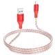 Кабель заряджання BOROFONE BX96 USB to Lightning (2.4A) екстра міцність (1M) для Apple Lightning to USB для iOS пристроїв iPhone/iPad/iPod - зображення 4
