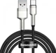 Кабель зарядний Baseus USB Cable to USB-C 66W Cafule Metal Data Type-C 2 м Black (CAKF000201) - зображення 1
