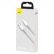 Кабель зарядный Baseus High Density Braided Data Cable Lightning-Type-C 20W 1 м White (CATLGD-02) - изображение 7