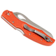 Ніж складальний Spyderco Byrd Large Rescue 2, серрейтор Orange тип замка Back Lock BY17SOR2 - зображення 3