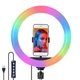 Кільцева лампа RGB LED для фотографій MJ33 світлодіодна кольорова лампа кільце для фото студійне світло - зображення 1